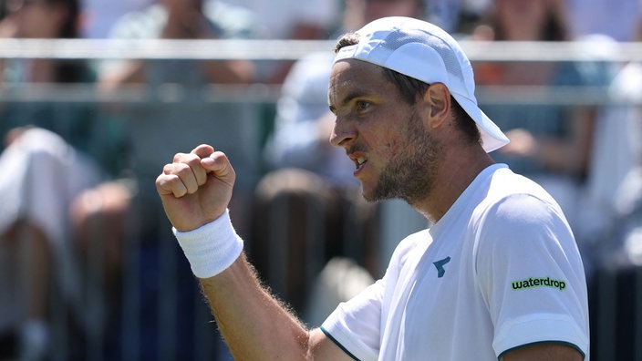 Jan-Lennard Struff ballt die Faust