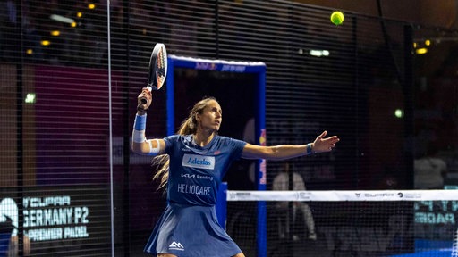 Die spanische Weltklasse-Spielerin Gemma Triay Pons beim Turnier in Düsseldorf (2025)