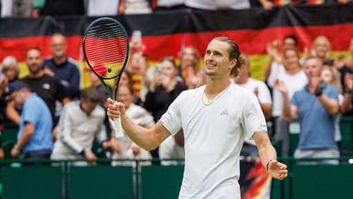 Ein strahlender Alexander Zverev