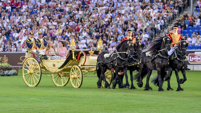 Prinzessin Amalia aus den Niederlanden bei der Eröffnungsfeier