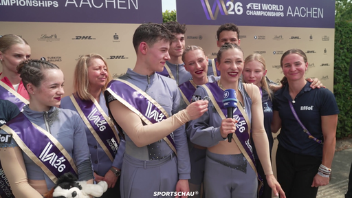 Das deutsche Voltigier-Team