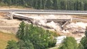 Sprengung der Talbrücke in Ottfingen 