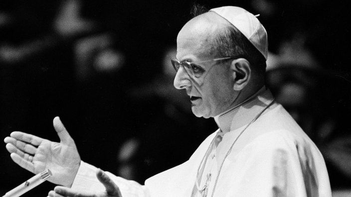 Papst Paul VI. bei Rede vor der UNO, 1965