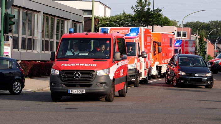 Konvoi für Deutsche Passagiere auf dem Weg nach Eindhoven