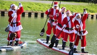 SUP-Challenge: "Wir bringen ihre Spenden trocken zum WDR 2-Weihnachtswunder"
