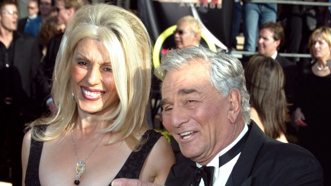 Peter Falk und Shera Danese 9.3.2003 in Los Angeles zu der Verleihung der Auszeichnungen des amerikanischen Schauspielerverbandes.