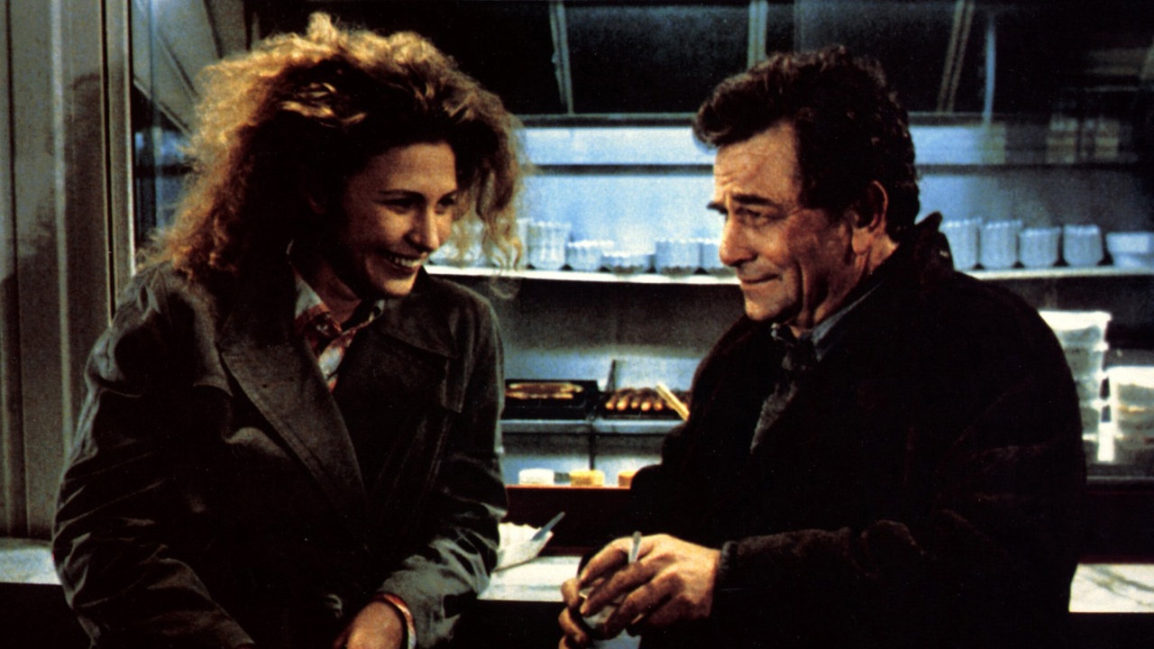 Peter Falk und Solveig Dommartin in "Der Himmel über Berlin"