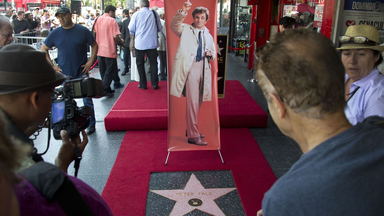 Peter Falks Stern auf dem Walk of Fame