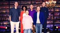  Gastgeber Johann König (hinten, Mitte) mit seinen Gästen v.l.n.r.: Jonas Greiner, Raytschel, Irina Prichodko, Patrick Nederkoorn, Bjoern von Morgenstern