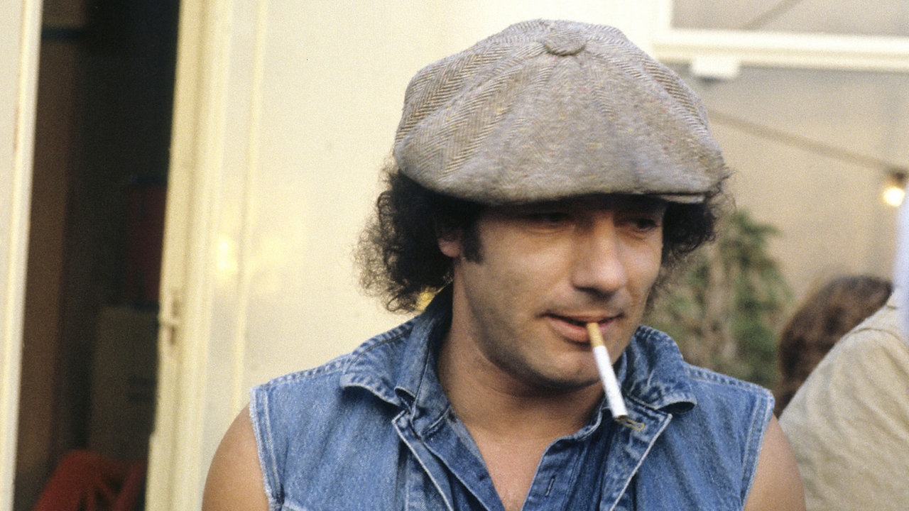 Brian Johnson beim Donington Festival Monsters of Rock am 18.08.1984