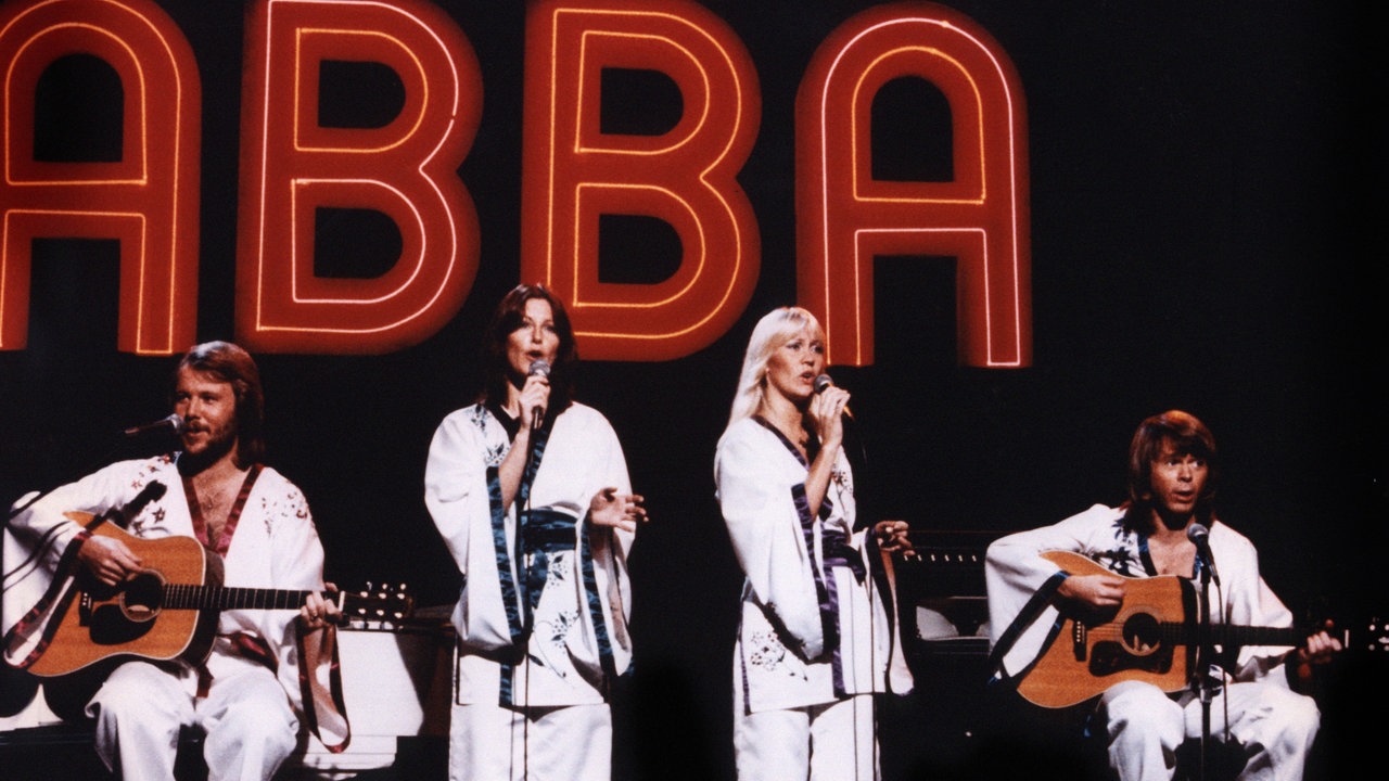 ABBA Auftritt 1970er Jahre