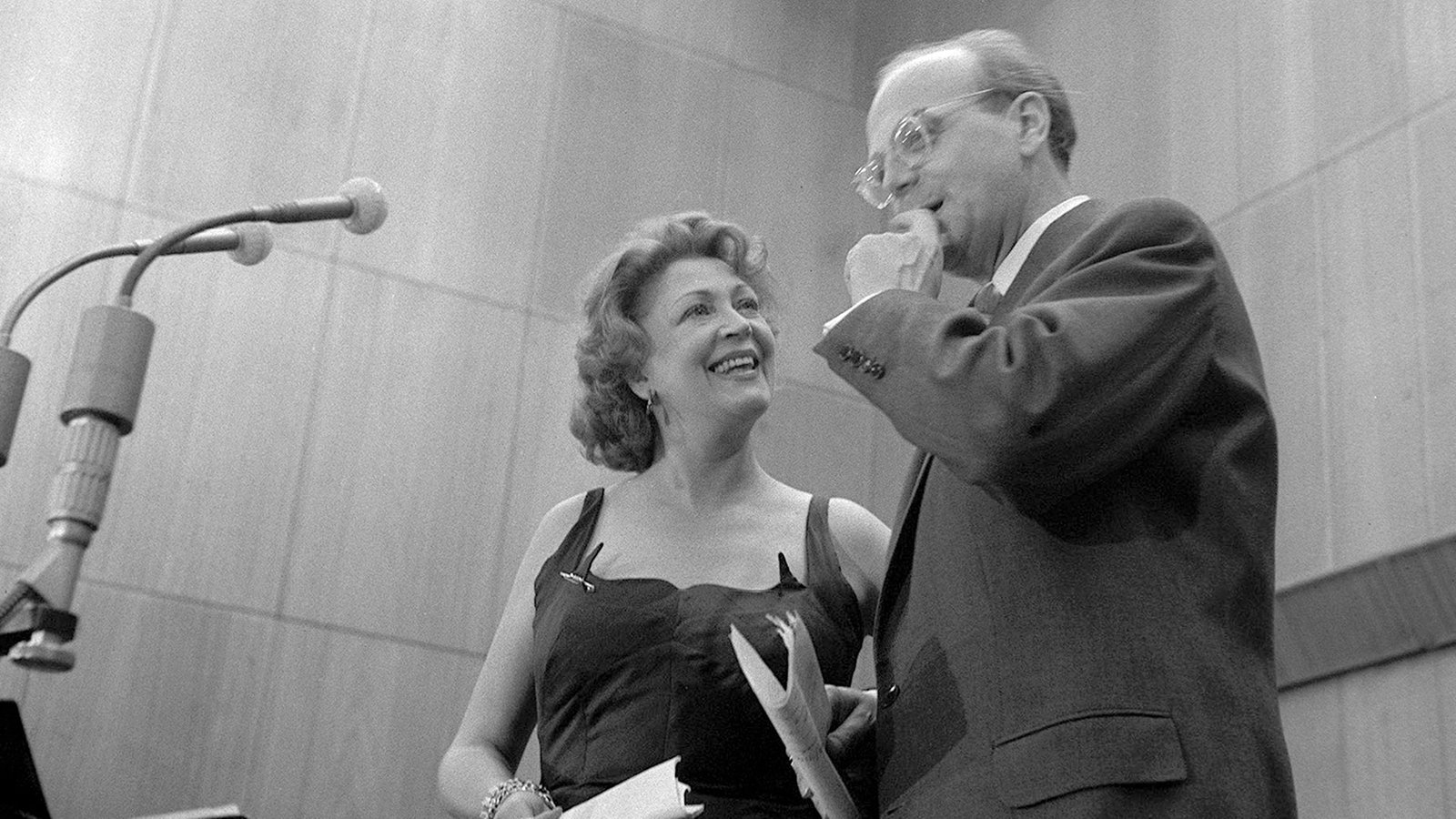 Peter Hey mit Loni Heuser
