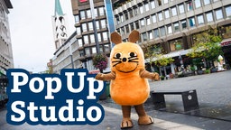 Die Maus besucht das PopUp Studio