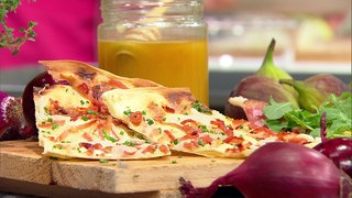 Flammkuchen klassisch – nach Elsässer Art