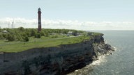 Der Leuchtturm auf der Pakri-Halbinsel ist der höchste Leuchtturm Estlands