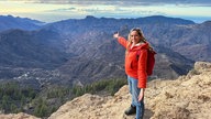 Tamina Kallert macht eine Wanderung zum Roque Nublo auf Gran Canaria
