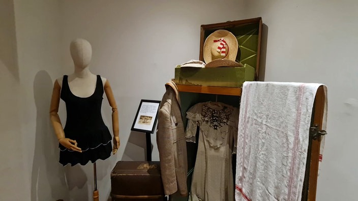 Historische Badebekleidung im Museum für Bademode