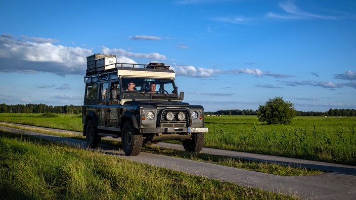 Inselsafari mit einem Geländewagen auf Usedom