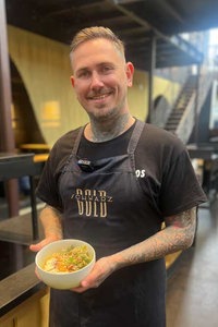 Pierre Beckerling, Küchenchef im Sterne-Restaurant Schwarzgold in Dortmund-Huckarde.