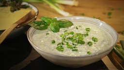 Nahaufnahme des Frühlungs-Dip.