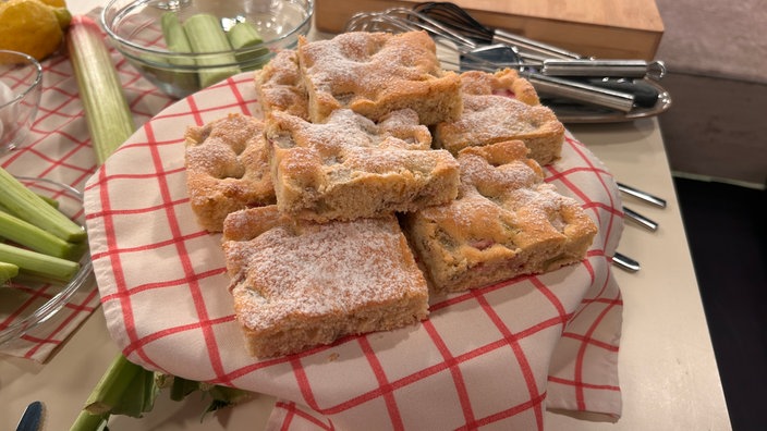 Rhabarberkuchen vom Blech
