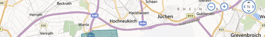 Karte Garzweiler II, Bing