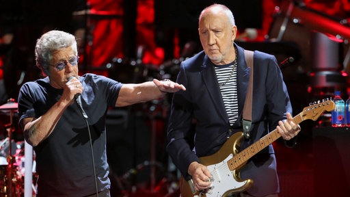 Roger Daltrey und Pete Townshend bei einem Auftritt 2019 in Atlanta