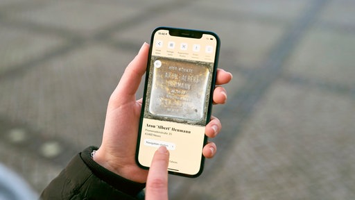 Die App zu "Stolpersteine NRW"