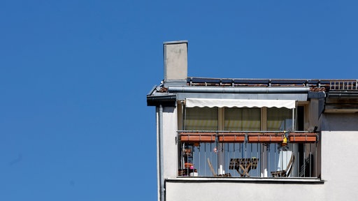 Dachgeschosswohnung bei Hitze