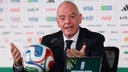 Gianni Infantino, FIFA Präsident spricht auf der Eröffnungskonferenz