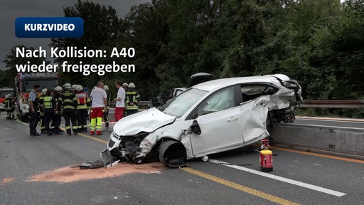 Auto nach Unfall auf Gegenfahrbahn geschleudert | Video | TN